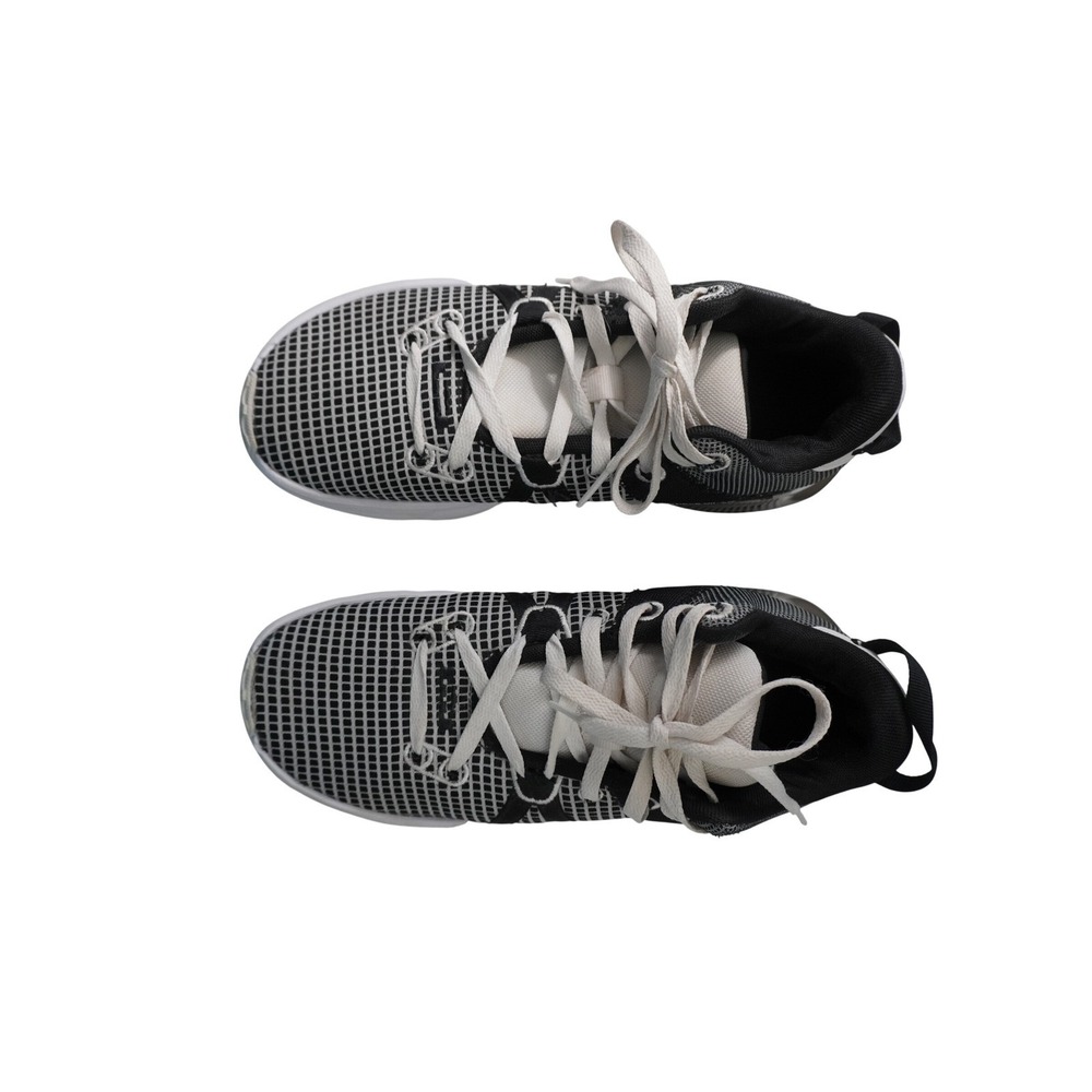 Nike LeBron Witness 7 Black White Grid Basketball Shoes DM1123-100 Mens 9.5 - Picture 6 of 13